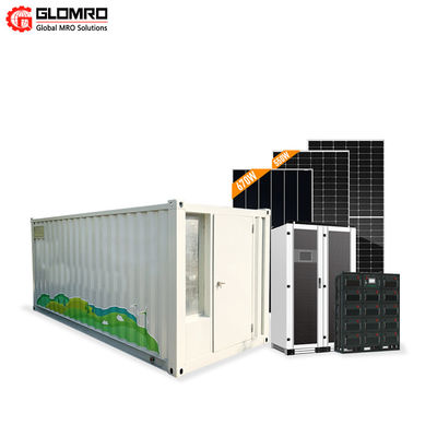 Domestic Commercial Solar Power PV System 50kw 100kw Hybrid Grid Connected Off Grid Energy Storage Battery System