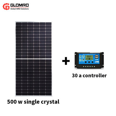 Toughened Glass 300W Solar Panel Monochrome PV Solar 100W PERC Standard